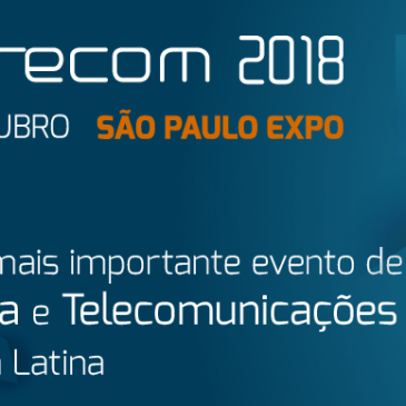 A Frata estará presente na Futurecom, em sua 20ª edição de 15 a 18 de Outubro de 2018.