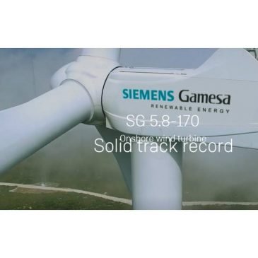 Siemens Gamesa lança novas turbinas eólicas, de 5,8 MW; prevê iniciar produção até 2021