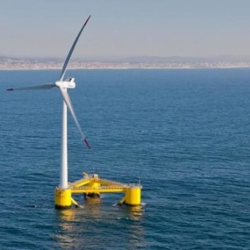 Primeiro parque Eólico flutuante semi-submersível do mundo entrou em operação total