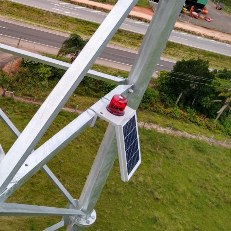 Sinalizador Aeronáutico Solar de Baixa Intensidade – Cod.1490