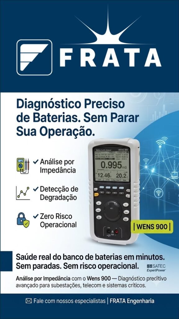 Como saber a real saúde do seu banco de baterias sem colocar a operação em risco? 🔋⚡