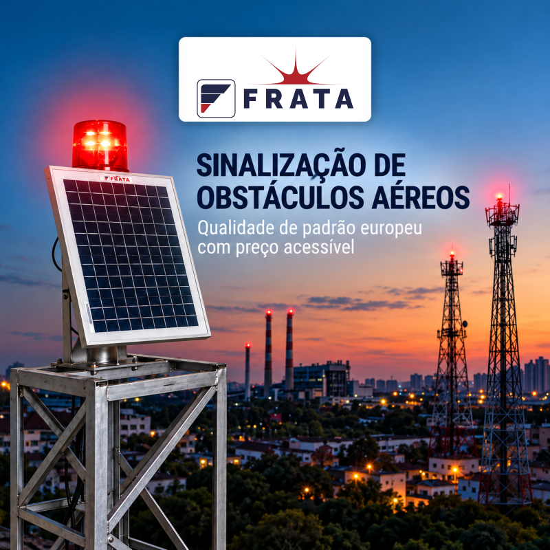 Sinalização de Obstáculos Aéreos: A estrutura certa exige a sinalização correta